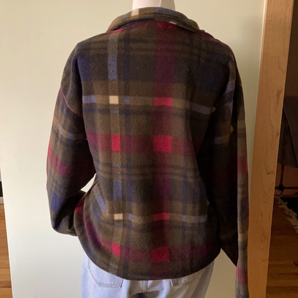 Vintage Nautica Fleece Pullover, Size L - Picture 9 of 11